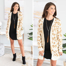 Load image into Gallery viewer, Let's Get Crazy Cardigan, Cream