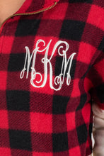 Load image into Gallery viewer, Cozy Declarations Cream And Red Buffalo Plaid Pullover