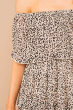 Load image into Gallery viewer, I'll Show You How Taupe Leopard Midi Dress