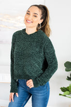 Load image into Gallery viewer, The More I Love You Pine Green Chenille Sweater