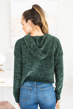 Load image into Gallery viewer, The More I Love You Pine Green Chenille Sweater