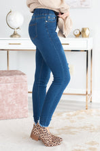 Load image into Gallery viewer, You've Got It All Denim Distressed Jeggings