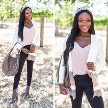 Load image into Gallery viewer, What They Say Ivory Multicolored Striped Cardigan