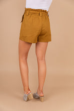 Load image into Gallery viewer, Wrapped Up In Love Harvest Gold Paper Bag Shorts