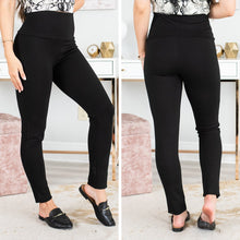 Load image into Gallery viewer, Not Like The Rest Black Ponte Pants