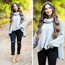 Load image into Gallery viewer, Remember You Well Gray Chenille Sweater