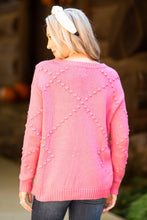 Load image into Gallery viewer, Off To Aspen Rose Pink Knit Sweater