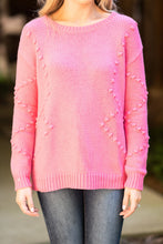 Load image into Gallery viewer, Off To Aspen Rose Pink Knit Sweater