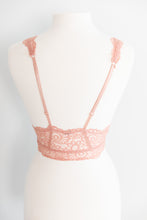 Load image into Gallery viewer, Perfect Opportunities Cream Pink Lace Bralette