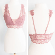 Load image into Gallery viewer, Perfect Opportunities Ash Rose Lace Bralette