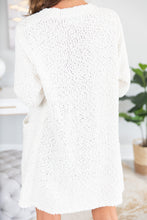Load image into Gallery viewer, Tell Somebody White Popcorn Cardigan