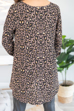 Load image into Gallery viewer, That's My Story Taupe Brown Leopard Tunic