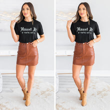Load image into Gallery viewer, Haunt It If You Got It Black Graphic Tee