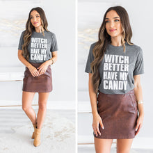 Load image into Gallery viewer, Witch Better Have My Candy Asphalt Slub Graphic Tee