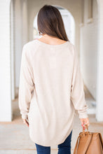 Load image into Gallery viewer, Easy Like Sunday Oatmeal Brown Waffle Tunic