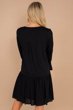 Load image into Gallery viewer, Love to Give Black Embellished Dress