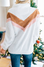 Load image into Gallery viewer, Catching The Vibes White Chevron Pullover