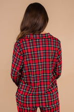 Load image into Gallery viewer, Feeling Festive Red Pajama Top