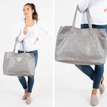 Load image into Gallery viewer, You Gotta Move On Gray Oversized Tote