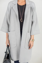 Load image into Gallery viewer, Chic Opportunities Light Gray Wool Coat