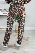 Load image into Gallery viewer, In The Jungle Mocha Brown Leopard Pajama Joggers