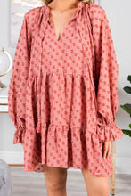 Load image into Gallery viewer, Take The Leap Coral Pink Polka Dot Dress