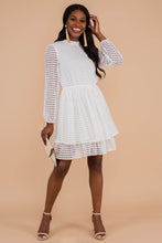Load image into Gallery viewer, Make An Impression White Lace Dress