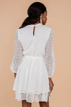 Load image into Gallery viewer, Make An Impression White Lace Dress