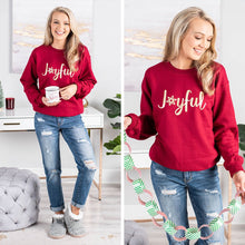 Load image into Gallery viewer, The Joyful Cardinal Red Graphic Sweatshirt