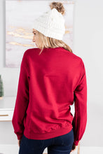 Load image into Gallery viewer, Ya Filthy Animal Cardinal Red Graphic Sweatshirt