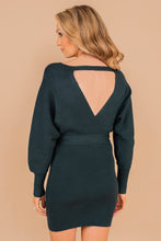 Load image into Gallery viewer, Never Be The Same Sea Green Sweater Dress