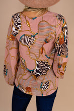 Load image into Gallery viewer, Be The Inspiration Mauve Pink Baroque Print Top