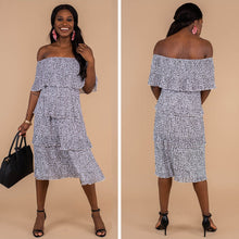 Load image into Gallery viewer, I'll Show You How Off White Leopard Midi Dress