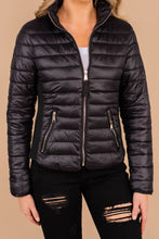 Load image into Gallery viewer, Such A Legend Black Puffer Jacket
