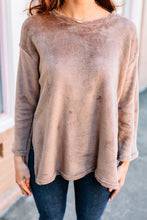Load image into Gallery viewer, Inside And Out Mocha Brown Faux Fur Sweater