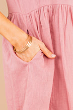 Load image into Gallery viewer, Here Comes The Fun Dusty Rose Pink Babydoll Dress
