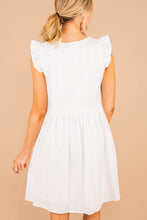 Load image into Gallery viewer, Give Love Ivory White Babydoll Dress