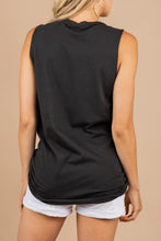 Load image into Gallery viewer, Go Get'em Tiger Black Distressed Graphic Tank
