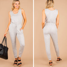 Load image into Gallery viewer, Feeling Closer To You Heather Gray Jumpsuit