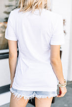 Load image into Gallery viewer, Such A Rock Star White Leopard Graphic Tee