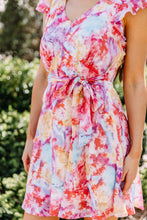 Load image into Gallery viewer, On My Time Red Tie Dye Dress