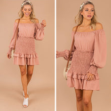 Load image into Gallery viewer, Always Sweet Blush Pink Smocked Dress