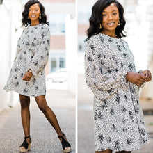 Load image into Gallery viewer, Know You Better Ivory White Floral Dress