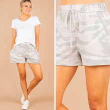 Load image into Gallery viewer, Feeling At Ease Oatmeal Camo Shorts