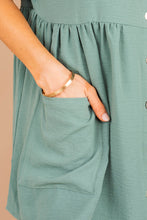 Load image into Gallery viewer, All The Time In The World Sage Green Tunic