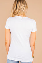 Load image into Gallery viewer, Easy Peasy White Graphic Tee