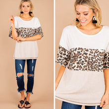 Load image into Gallery viewer, Get Where You're Going Taupe Brown Leopard Top