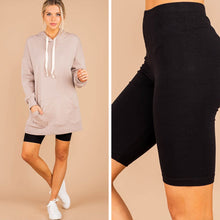 Load image into Gallery viewer, Get Out There Black Bicycle Shorts