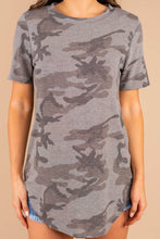 Load image into Gallery viewer, In This Moment Charcoal Gray Camo Top