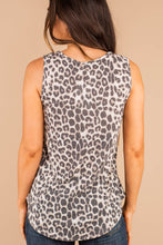 Load image into Gallery viewer, Keeping Secrets Taupe Brown Leopard Tank